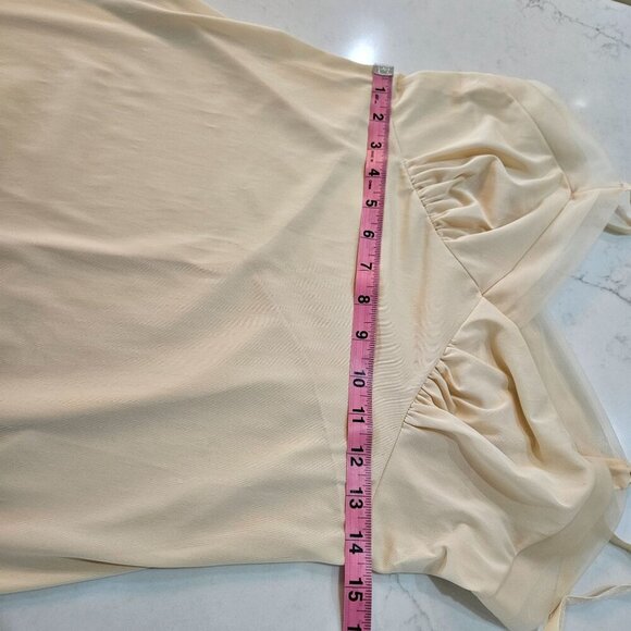 Vintage Vanity Fair Nylon Slip Dress 34 S Beige Made In USA - Picture 6 of 7